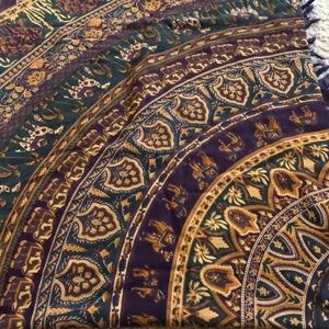 Mandala Elephant Tapestry